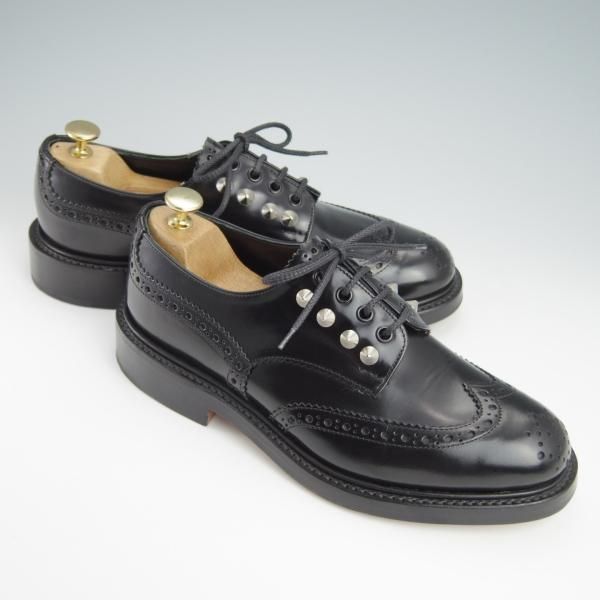 ほぼ試着程度★トリッカーズ SIZE 7【定価￥102,300-★The Old Curiosity shop別注/スタッズ仕様】8106/フルブローグ/黒/Tricker's★g069