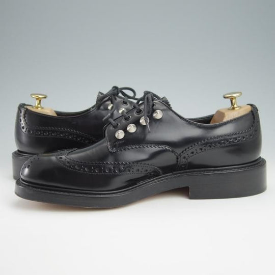 ほぼ試着程度★トリッカーズ SIZE 7【定価￥102,300-★The Old Curiosity shop別注/スタッズ仕様】8106/フルブローグ/黒/Tricker's★g069