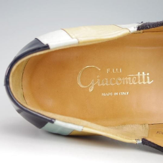 極上★(伊)F.LLIジャコメッティ SIZE 39【定価￥87,480-★イールスキン(ウナギ革)/FG357】スリッポン/ローファー/Giacometti★g072