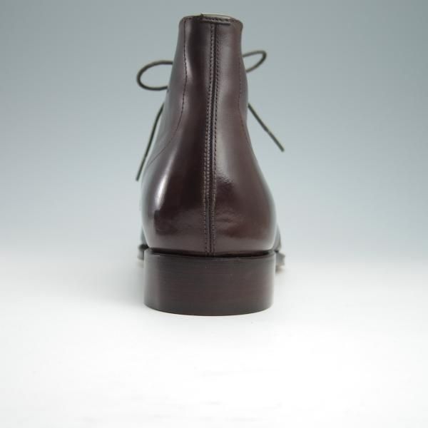 未使用★Perfetto/ペルフェット SIZE 8.5【★グッドイヤーウェルテッド製法/P2207】チャッカブーツ/カーフ/濃茶★g073