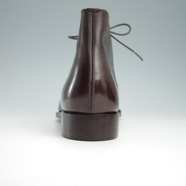未使用★Perfetto/ペルフェット SIZE 8.5【★グッドイヤーウェルテッド製法/P2207】チャッカブーツ/カーフ/濃茶★g073