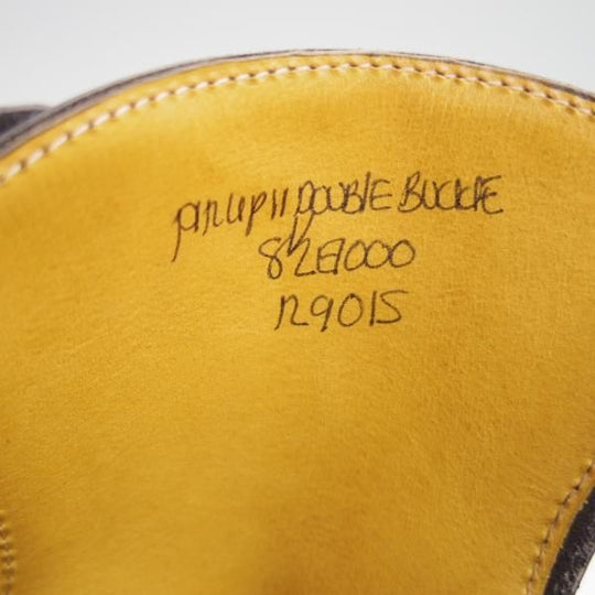 極上★ジョンロブ 8.5E【定価￥264,000-★フィリップ2のダブルモンク仕様/7000ラスト】Philip�UDouble Buckle/カーフ/黒/JOHN LOBB★g074