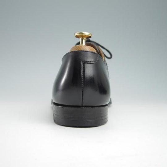 美品★クロケット&ジョーンズ 8.5E【★(英)ポールスミス別注/348ラスト】ストレートチップ/カーフ/黒/メンズ/Crockett&Jones★g075