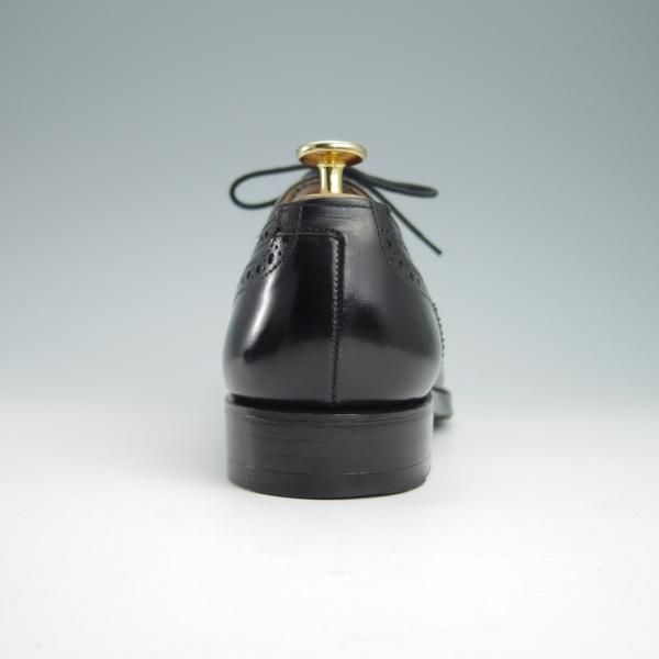 極上★クロケット&ジョーンズ 6E【貴重★(英)SHIPTON&HENEAGE別注/セミブローグ】WINCHESTER/カーフ/黒/メンズ/Crockett&Jones★g076