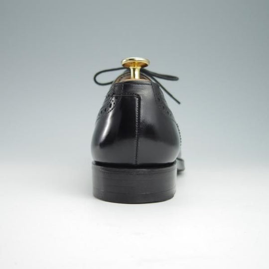 極上★クロケット&ジョーンズ 6E【貴重★(英)SHIPTON&HENEAGE別注/セミブローグ】WINCHESTER/カーフ/黒/メンズ/Crockett&Jones★g076