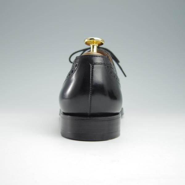 極上★クロケット&ジョーンズ 6E【貴重★(英)SHIPTON&HENEAGE別注/セミブローグ】WINCHESTER/カーフ/黒/メンズ/Crockett&Jones★g076
