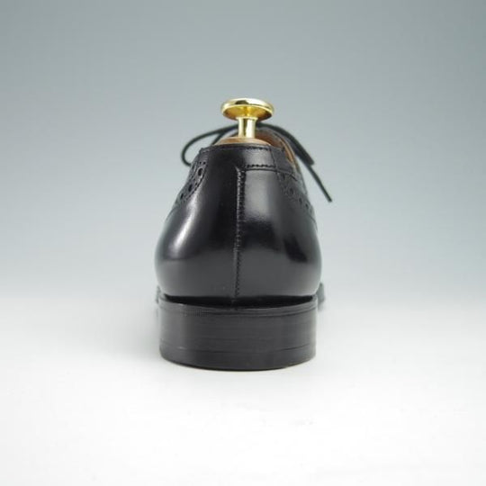 極上★クロケット&ジョーンズ 6E【貴重★(英)SHIPTON&HENEAGE別注/セミブローグ】WINCHESTER/カーフ/黒/メンズ/Crockett&Jones★g076