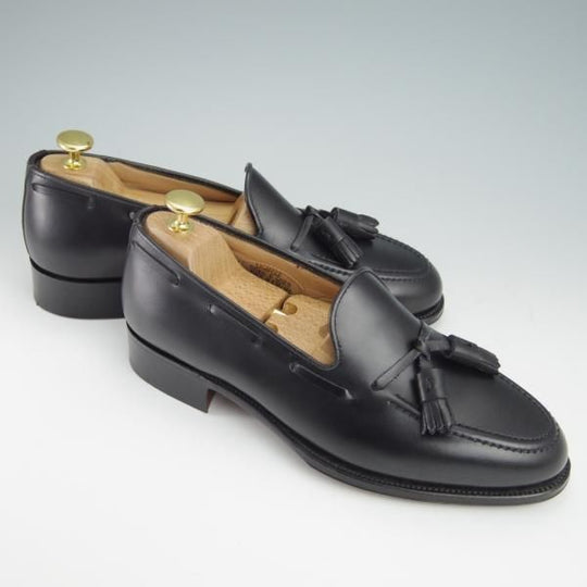 未使用★(英)アルフレッド・サージェント 6EX【上級★エクスクルーシブライン/WIMPOLE】タッセルローファー/黒/Alfred Sargent★g077