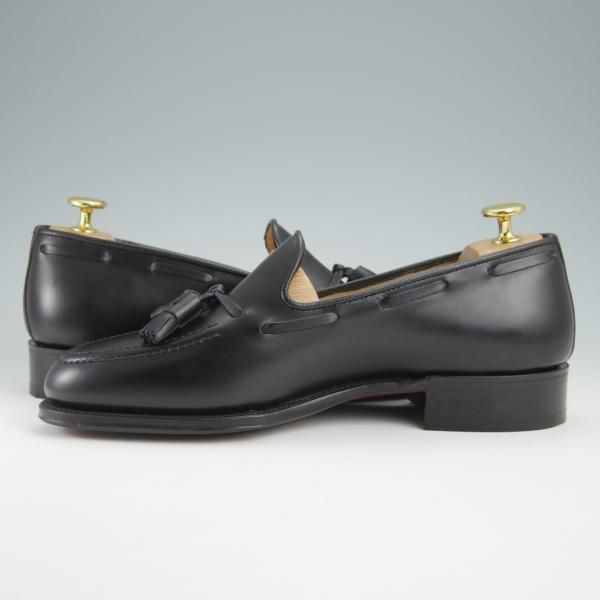 未使用★(英)アルフレッド・サージェント 6EX【上級★エクスクルーシブライン/WIMPOLE】タッセルローファー/黒/Alfred Sargent★g077