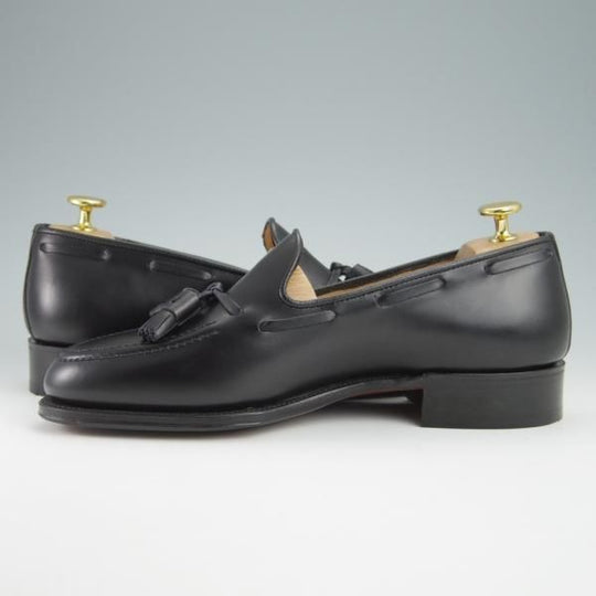 未使用★(英)アルフレッド・サージェント 6EX【上級★エクスクルーシブライン/WIMPOLE】タッセルローファー/黒/Alfred Sargent★g077