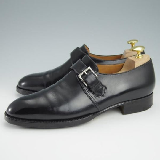 ★ジョンロブ 5.5E【旧ボノーラ製★ハンドソーンウェルテッド製法/初代MATTA(マッタ)】470ラスト/カーフ/黒/BONORA/JOHN LOBB★g079