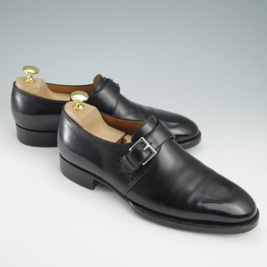 ★ジョンロブ 5.5E【旧ボノーラ製★ハンドソーンウェルテッド製法/初代MATTA(マッタ)】470ラスト/カーフ/黒/BONORA/JOHN LOBB★g079