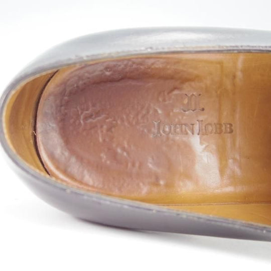 ★ジョンロブ 5.5E【旧ボノーラ製★ハンドソーンウェルテッド製法/初代MATTA(マッタ)】470ラスト/カーフ/黒/BONORA/JOHN LOBB★g079