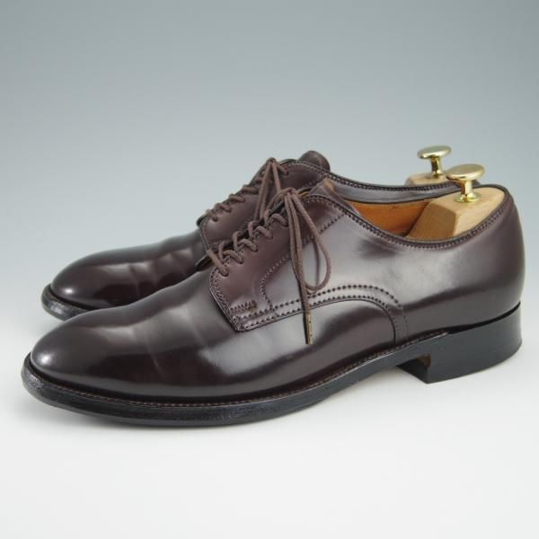 オールデン コードバン モディファイドラスト プレーントゥ 8D ALDEN 美品☆オールデン 8D【定価￥136,400-☆コードバン仕様