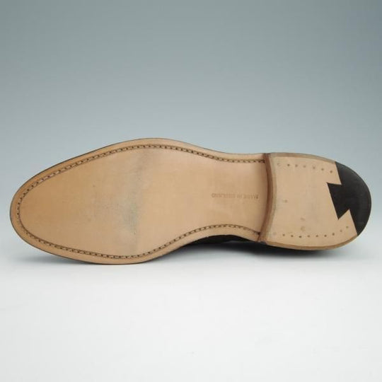 未使用★トリッカーズ SIZE 6【★タッセルローファー/7165/CHELSEA】スリッポン/スエード/濃茶/メンズ/Tricker's★g087