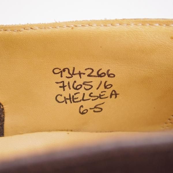 未使用★トリッカーズ SIZE 6【★タッセルローファー/7165/CHELSEA】スリッポン/スエード/濃茶/メンズ/Tricker's★g087