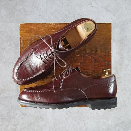 極上★トレーディングポスト SIZE 6【定価￥41,040-★ゴルフ似寄りモデル/(仏)アノネイ社レザー】Uチップ/T180/濃茶/Trading Post★g088