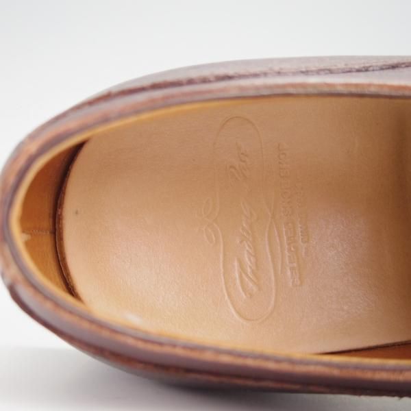 極上★トレーディングポスト SIZE 6【定価￥41,040-★ゴルフ似寄りモデル/(仏)アノネイ社レザー】Uチップ/T180/濃茶/Trading Post★g088