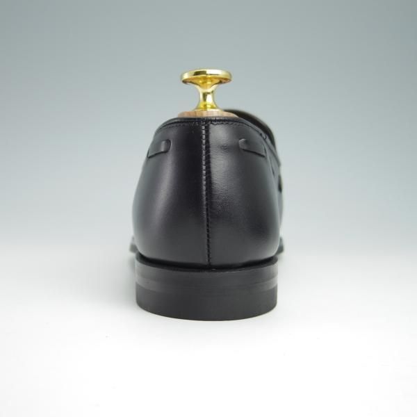 未使用★クロケット&ジョーンズ 6E【★バーニーズNY別注/NASH】CITYソール/タッセルローファー/カーフ/黒/BARNEYS/Crockett&Jones★g089