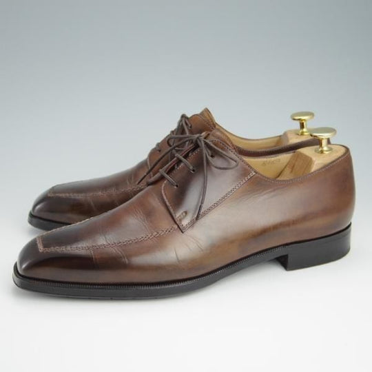 極上★(仏)ベルルッティ SIZE 8【★Uチップ/ヴェネチアレザー】/茶/メンズ/Berluti★g090