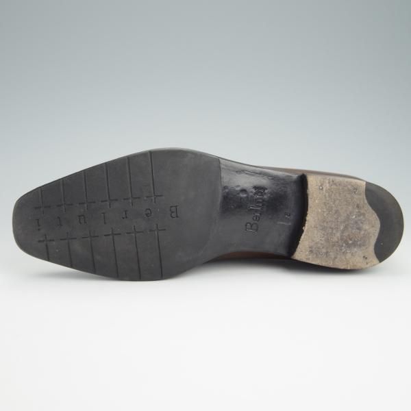 極上★(仏)ベルルッティ SIZE 8【★Uチップ/ヴェネチアレザー】/茶/メンズ/Berluti★g090