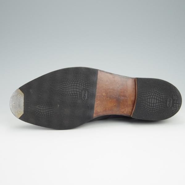 極上★クロケット&ジョーンズ 7.5E【★ロイドフットウェア別注/Lloyd Footwear】317ラスト/Uチップ/カーフ/黒/メンズ/Crockett&Jones★g092