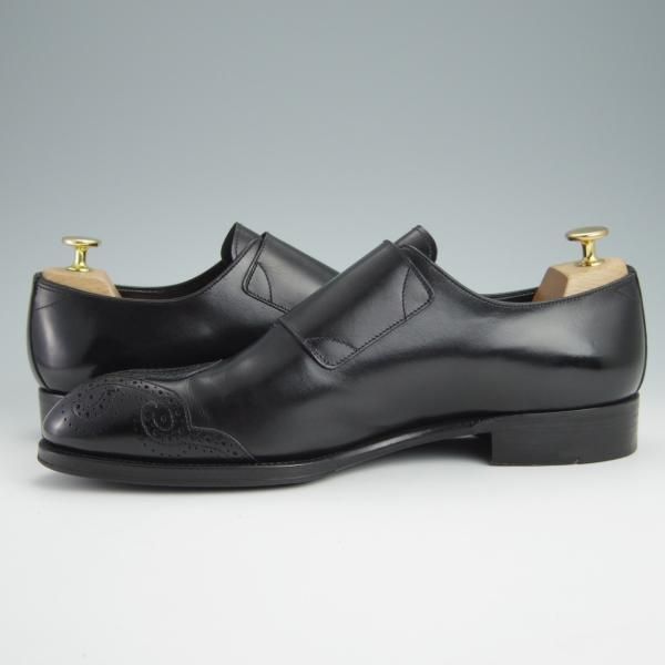 美品★ルイ・ヴィトン SIZE 9【グッドイヤーウェルテッド製法★ダブルモンク/NI 0077】カーフ/黒/メンズ/LOUIS VUITTON★g093