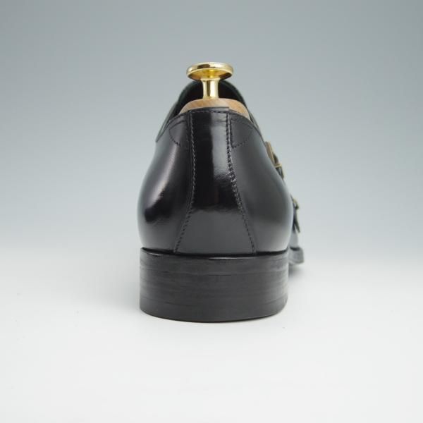 美品★ルイ・ヴィトン SIZE 9【グッドイヤーウェルテッド製法★ダブルモンク/NI 0077】カーフ/黒/メンズ/LOUIS VUITTON★g093