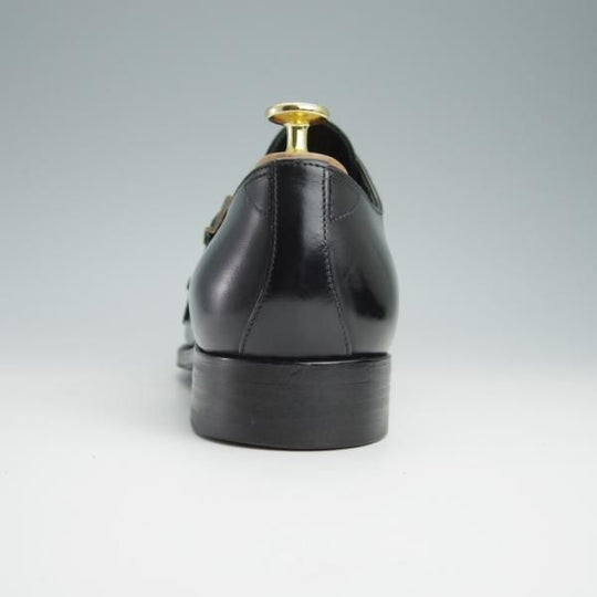 美品★ルイ・ヴィトン SIZE 9【グッドイヤーウェルテッド製法★ダブルモンク/NI 0077】カーフ/黒/メンズ/LOUIS VUITTON★g093