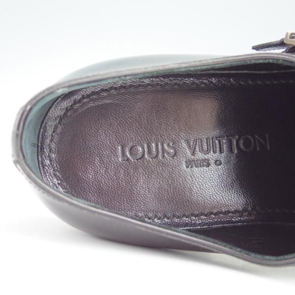 美品★ルイ・ヴィトン SIZE 9【グッドイヤーウェルテッド製法★ダブルモンク/NI 0077】カーフ/黒/メンズ/LOUIS VUITTON★g093