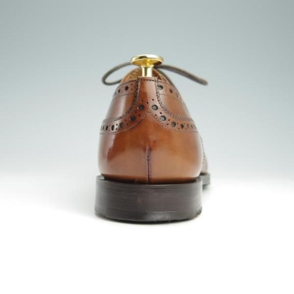 美品★チャーチ 70F/UK7【定価￥91,300-★ディプロマット/DIPLOMAT】173ラスト/5都市ロゴ/セミブローグ/ネバダカーフ/茶/Church's★g094