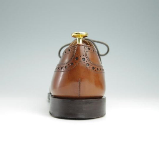 美品★チャーチ 70F/UK7【定価￥91,300-★ディプロマット/DIPLOMAT】173ラスト/5都市ロゴ/セミブローグ/ネバダカーフ/茶/Church's★g094