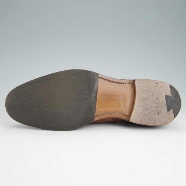 美品★チャーチ 70F/UK7【定価￥91,300-★ディプロマット/DIPLOMAT】173ラスト/5都市ロゴ/セミブローグ/ネバダカーフ/茶/Church's★g094