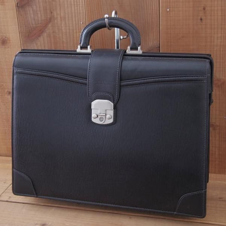 美品★(英)ギーブス＆ホークス/GIEVES&HAWKES【貴重★レザー/ダレスバッグ】メンズ/ビジネス/バッグ/ブリーフケース/黒/革/鞄★N5670