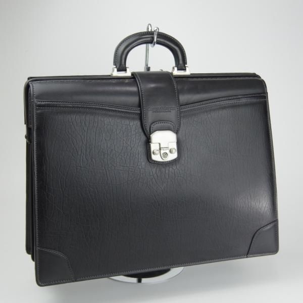 美品★(英)ギーブス＆ホークス/GIEVES&HAWKES【貴重★レザー/ダレスバッグ】メンズ/ビジネス/バッグ/ブリーフケース/黒/革/鞄★N5670
