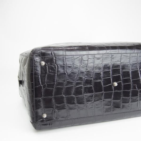 極美品★(イタリア製)ポールスミス/Paul Smith【貴重★インポートのレザー/ボストンバッグ】メンズ/ビジネス/バッグ/黒/革/鞄★N5675