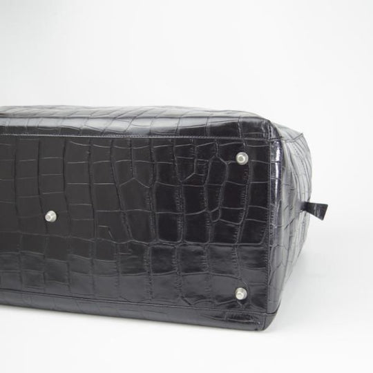 極美品★(イタリア製)ポールスミス/Paul Smith【貴重★インポートのレザー/ボストンバッグ】メンズ/ビジネス/バッグ/黒/革/鞄★N5675