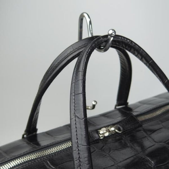 極美品★(イタリア製)ポールスミス/Paul Smith【貴重★インポートのレザー/ボストンバッグ】メンズ/ビジネス/バッグ/黒/革/鞄★N5675