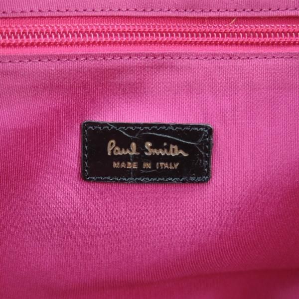 極美品★(イタリア製)ポールスミス/Paul Smith【貴重★インポートのレザー/ボストンバッグ】メンズ/ビジネス/バッグ/黒/革/鞄★N5675