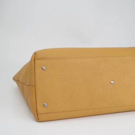 極美品★(横浜元町)キタムラ/Kitamura【定価￥53,000-★レザー/トートバッグ】メンズ/トート/バッグ/CAMEL/茶/革/鞄★N5677