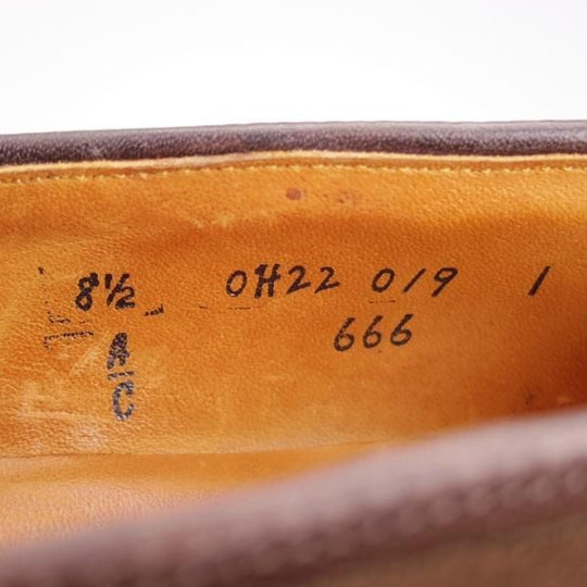 極美品★オールデン 8.5C【定価￥105,600-★タッセルローファー/666】アバディーンラスト/スエード/濃茶/メンズ/Alden★g102