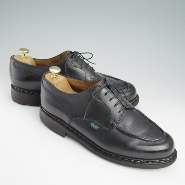 極上★パラブーツ SIZE 8【定価￥71,500-★シャンボード/CHAMBORD】TEXソール/リスレザー/NUIT/紺/Uチップ/メンズ/Paraboot★g105