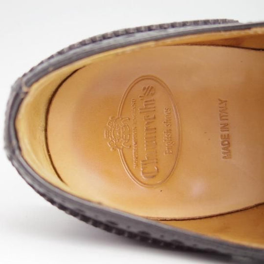 極美品★チャーチ(レディース) SIZE 36【定価￥114,400-★バーウッド/BURWOOD WG】ポリッシュドバインダーカーフ/黒/Church's★g106