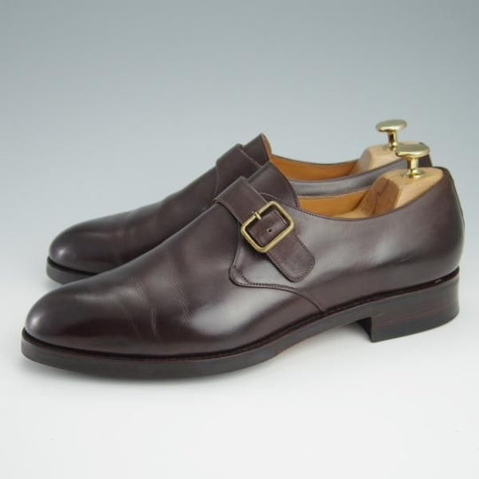 極美品★(スペイン製)YANKO/ヤンコ SIZE 7.5【グッドイヤーウェルテッド製法★モンクストラップ/104635】CAMBRIDGE/カーフ/濃茶★g107