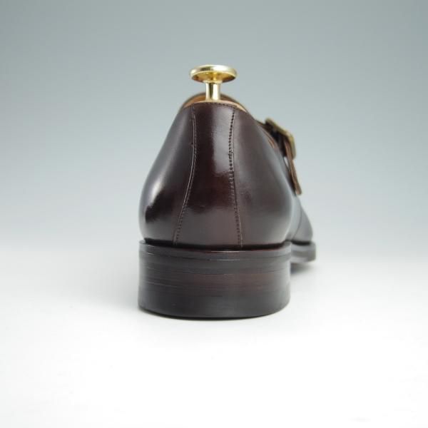 極美品★(スペイン製)YANKO/ヤンコ SIZE 7.5【グッドイヤーウェルテッド製法★モンクストラップ/104635】CAMBRIDGE/カーフ/濃茶★g107