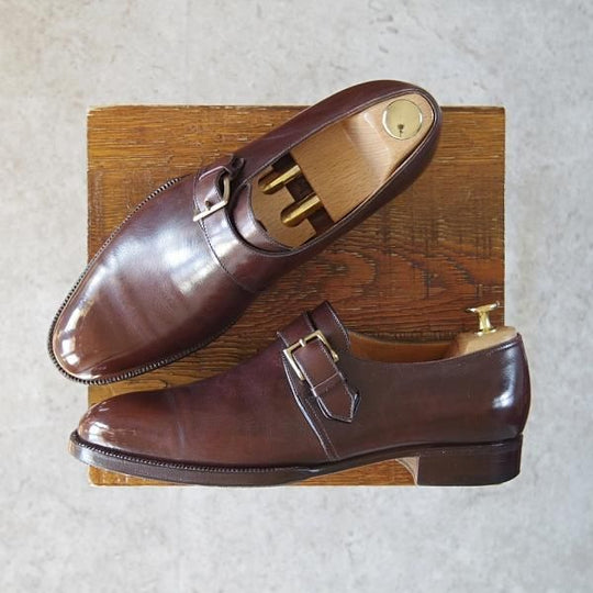 極上★ジョンロブ 6E【旧ボノーラ製★ハンドソーンウェルテッド製法/初代MATTA(マッタ)】470ラスト/濃茶/BONORA/JOHN LOBB★g114