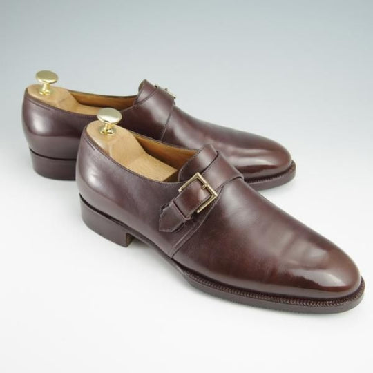 極上★ジョンロブ 6E【旧ボノーラ製★ハンドソーンウェルテッド製法/初代MATTA(マッタ)】470ラスト/濃茶/BONORA/JOHN LOBB★g114