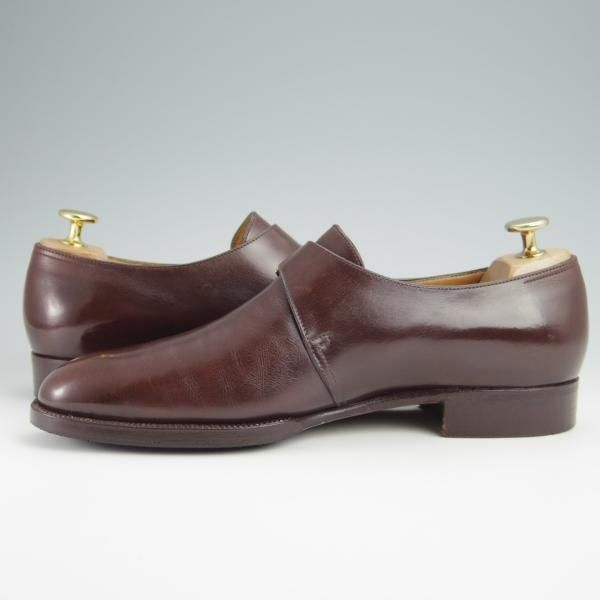 極上★ジョンロブ 6E【旧ボノーラ製★ハンドソーンウェルテッド製法/初代MATTA(マッタ)】470ラスト/濃茶/BONORA/JOHN LOBB★g114