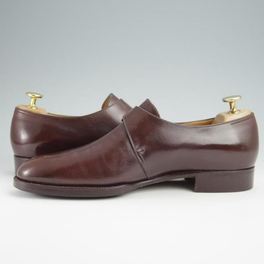 極上★ジョンロブ 6E【旧ボノーラ製★ハンドソーンウェルテッド製法/初代MATTA(マッタ)】470ラスト/濃茶/BONORA/JOHN LOBB★g114