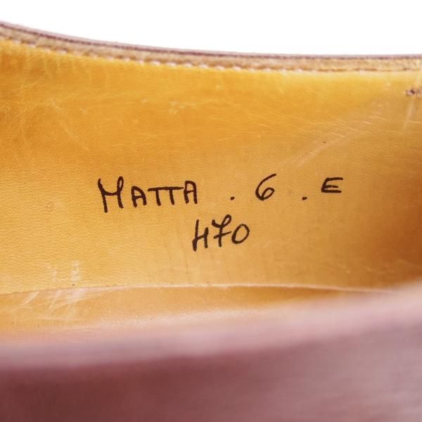 極上★ジョンロブ 6E【旧ボノーラ製★ハンドソーンウェルテッド製法/初代MATTA(マッタ)】470ラスト/濃茶/BONORA/JOHN LOBB★g114